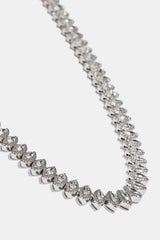 Marquise Tennis Chain - 8mm - White