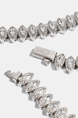 Marquise Tennis Chain - 8mm - White