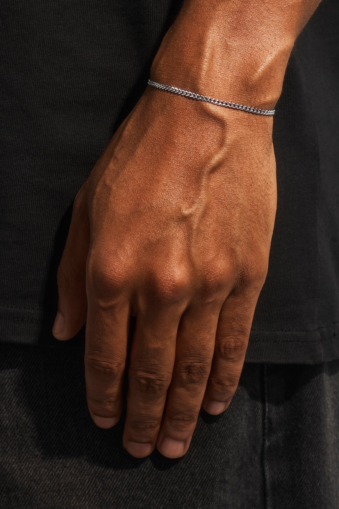 Micro Miami Cuban Bracelet - 3mm - White