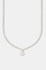 Micro Iced Motif Cut Out Necklace - 10mm