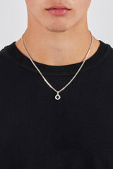 Micro Iced Motif Cut Out Necklace - 10mm