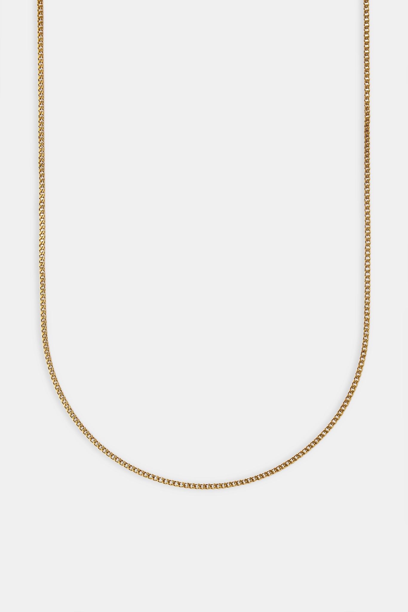 Micro Franco Chain - 1.5mm - Gold