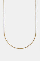 Micro Franco Chain - 1.5mm - Gold