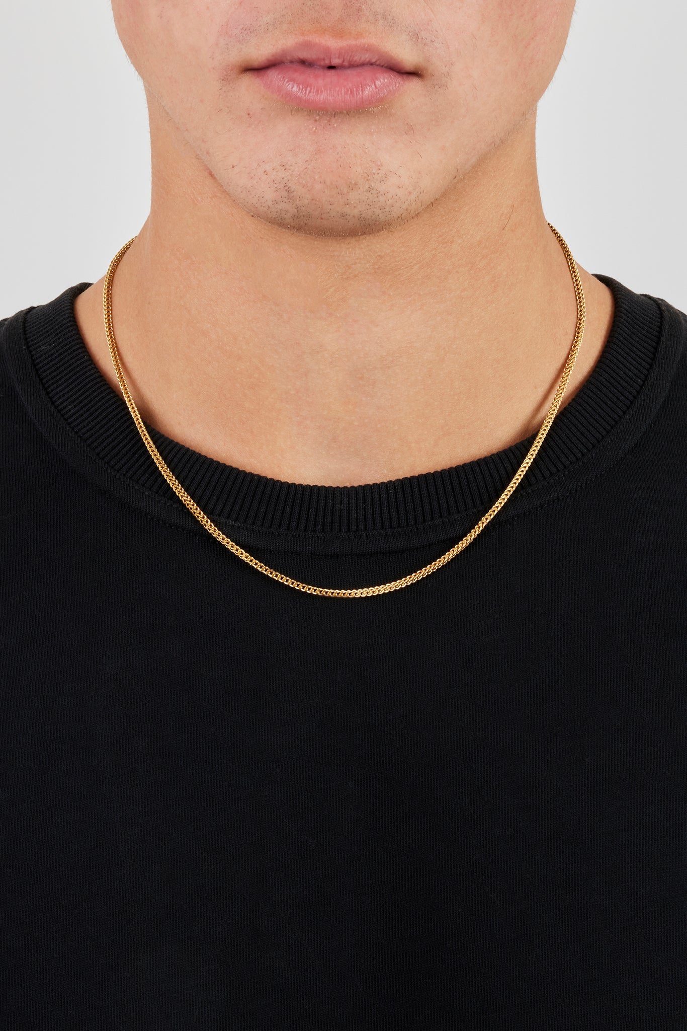 Micro Franco Chain - 1.5mm - Gold | Mens Chains | Shop Essential Chains ...