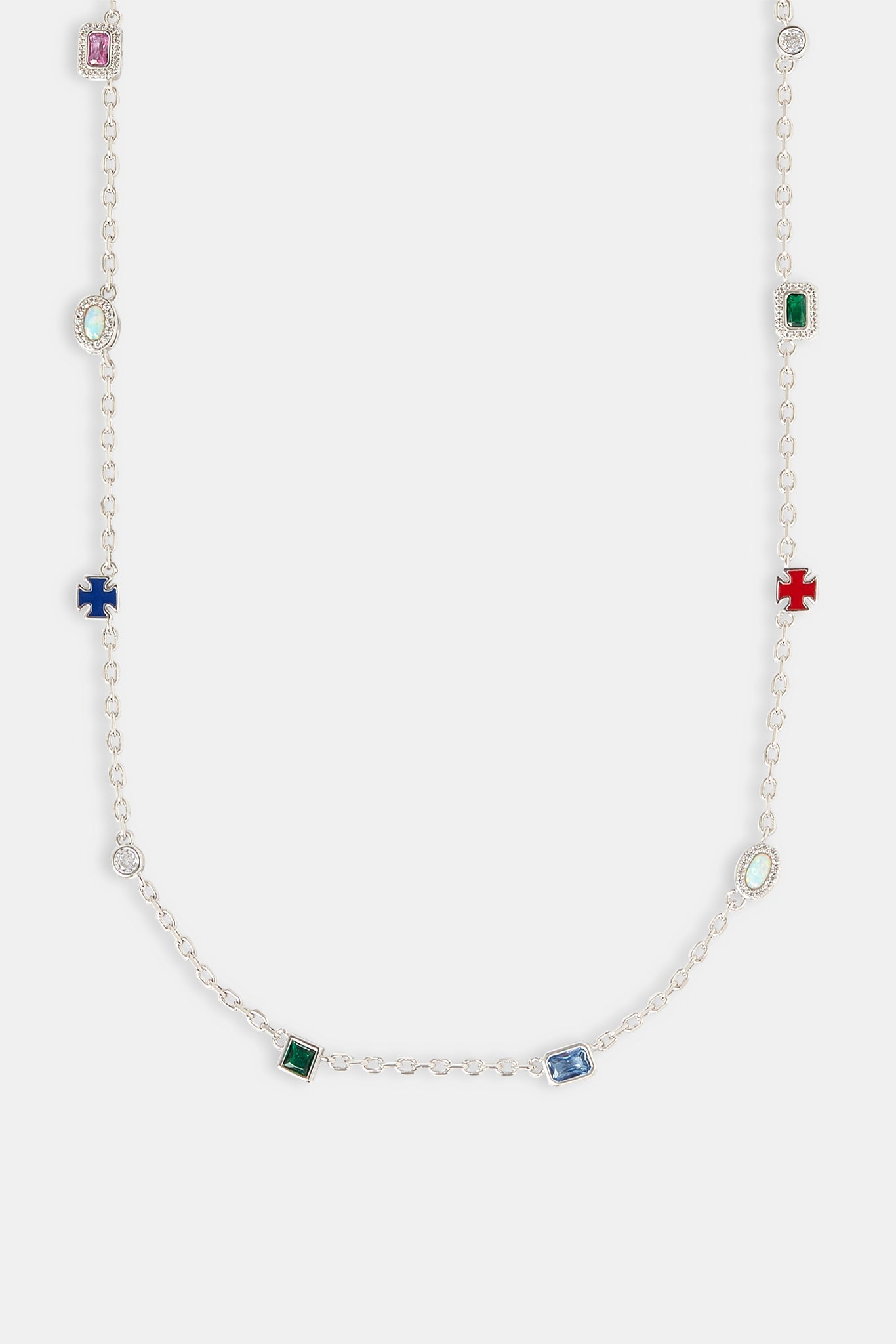 Multi Gemstone Rolo Chain - 6mm