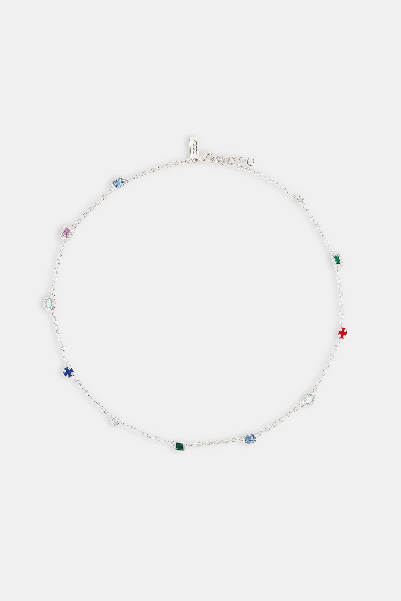 Multi Gemstone Rolo Chain - 6mm