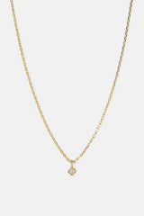 Mother Of Pearl Motif Rolo Necklace - 8mm