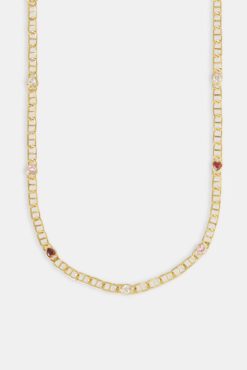 Multi Gem Coffee Bean Chain - 6mm