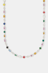 Micro Multi Gemstone Chain - 6mm