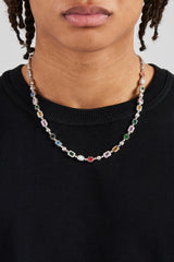 Micro Multi Gemstone Chain - 6mm