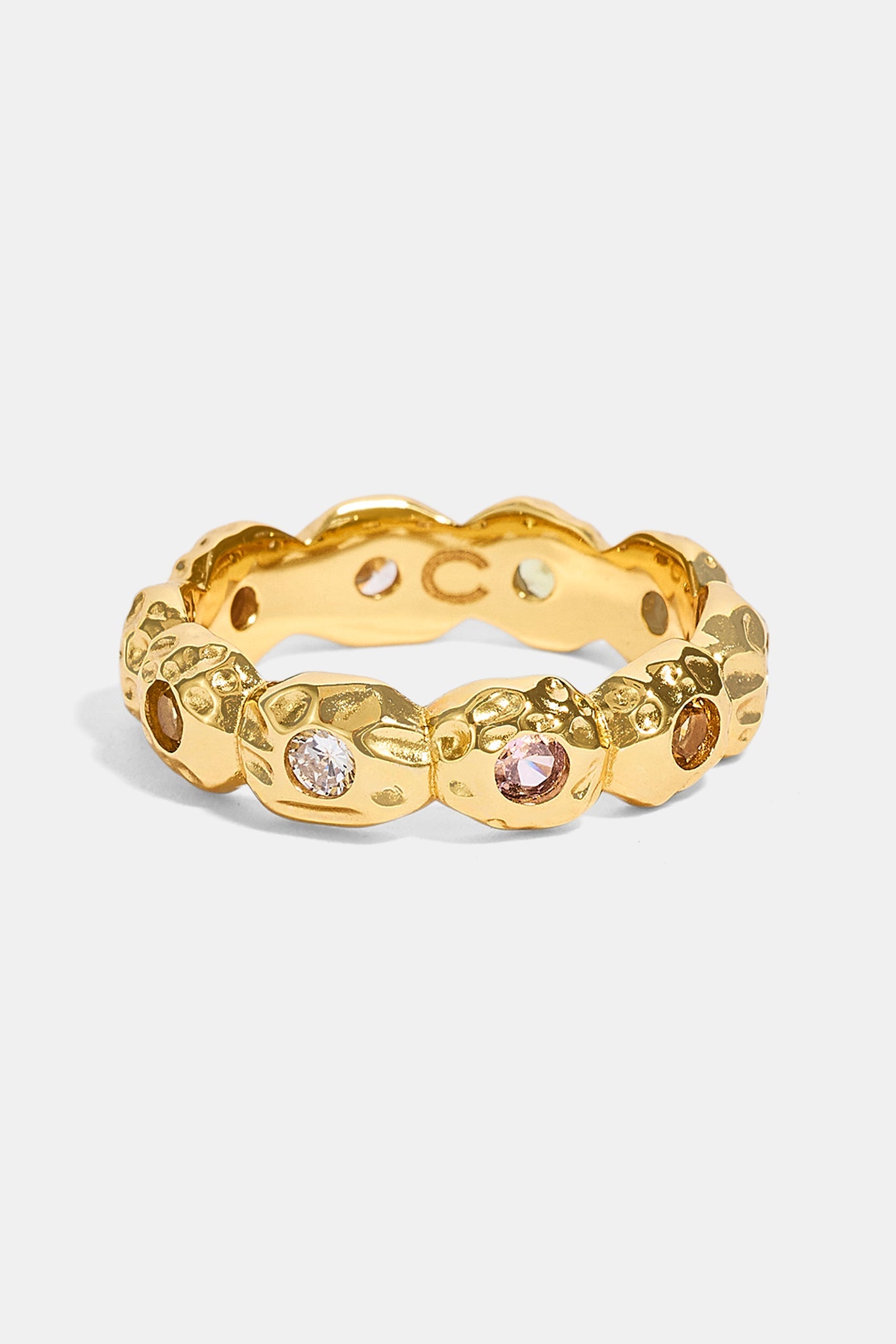 Mixed Stone Shape CZ Ring - 6mm - Gold
