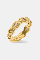 Mixed Stone Shape CZ Ring - 6mm - Gold