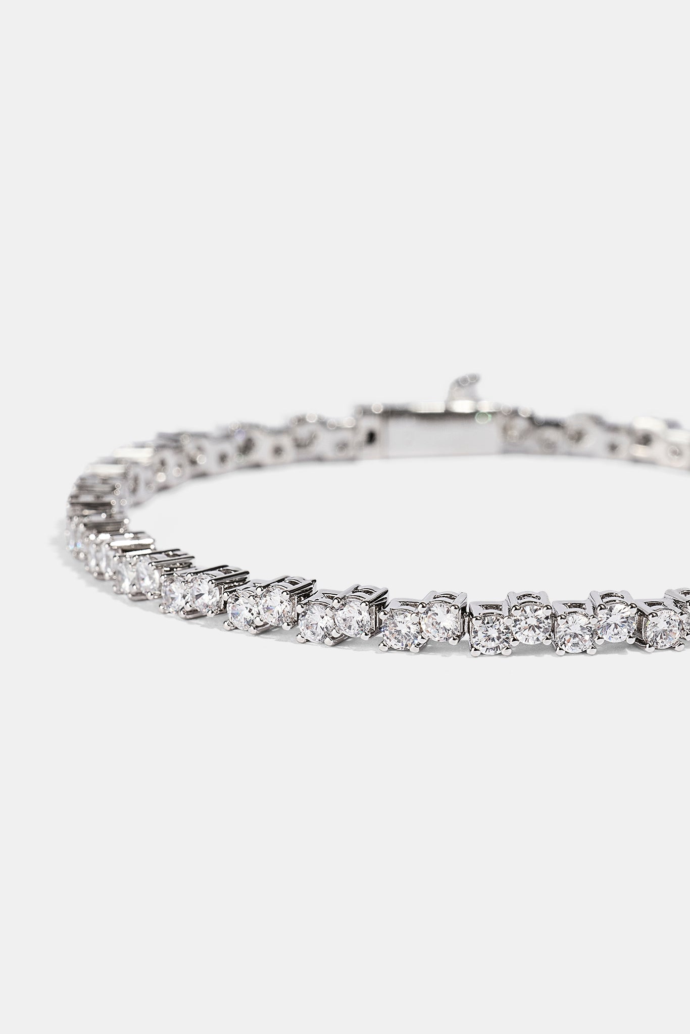 Mixed Square Stone Tennis Bracelet - 3mm