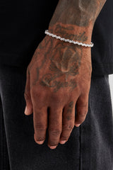 Mixed Square Stone Tennis Bracelet - 3mm