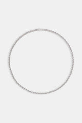 Mixed Square Stone Tennis Chain - 3mm