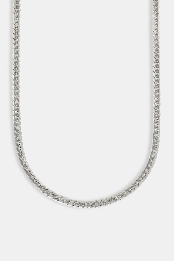 Polished Flat Cuban Chain - 5mm
