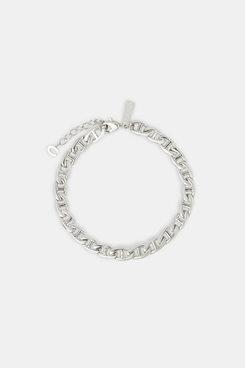 Polished Mariner Link Bracelet - 6mm