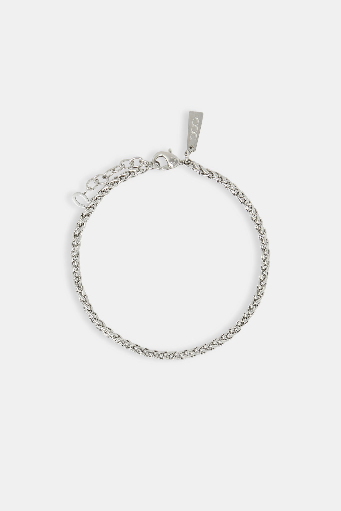 Polished Wheat Link Bracelet - 3mm