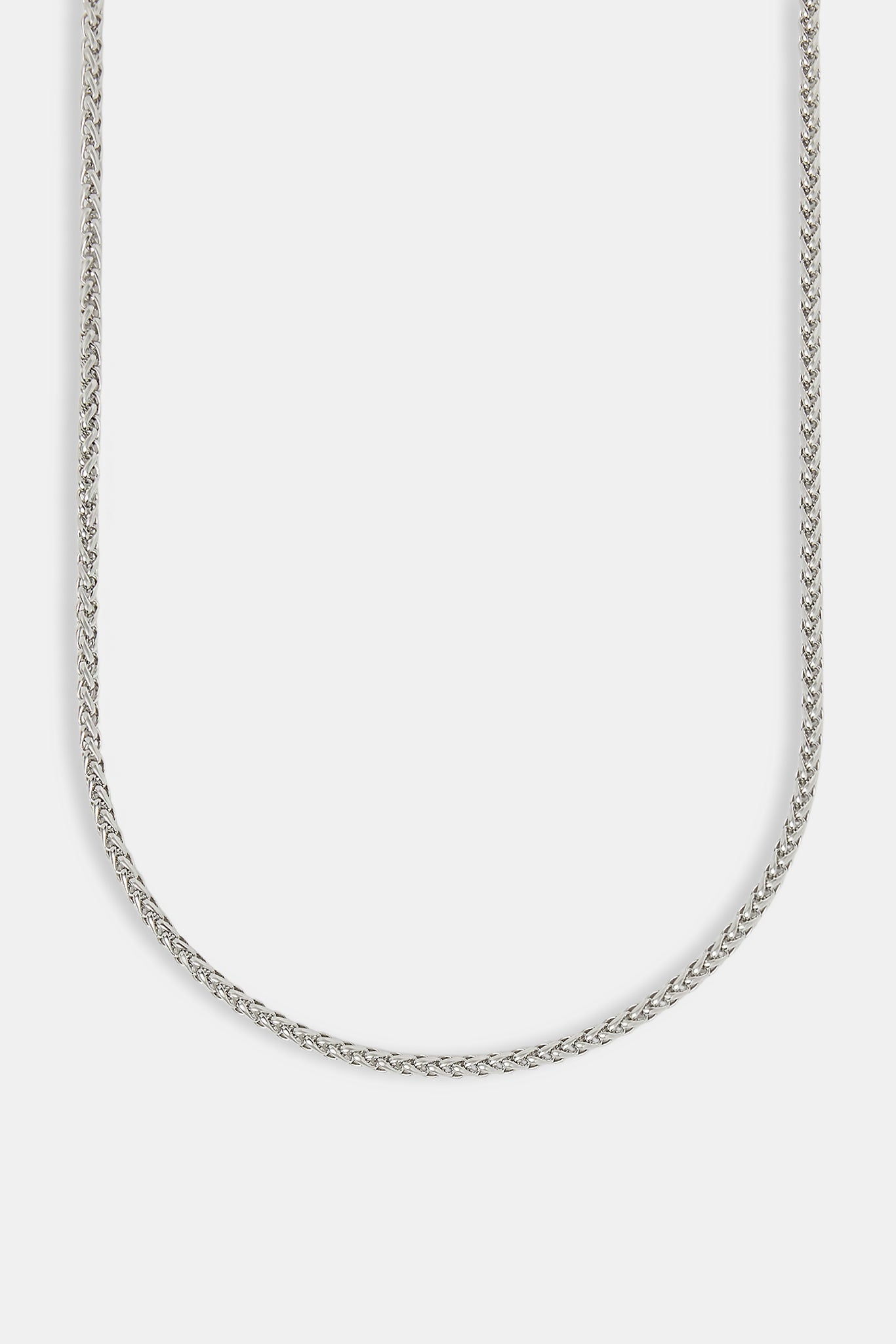 Polished Wheat Link Chain - 3mm