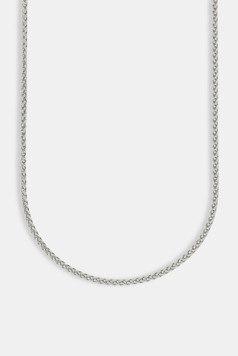 Polished Wheat Link Chain - 3mm