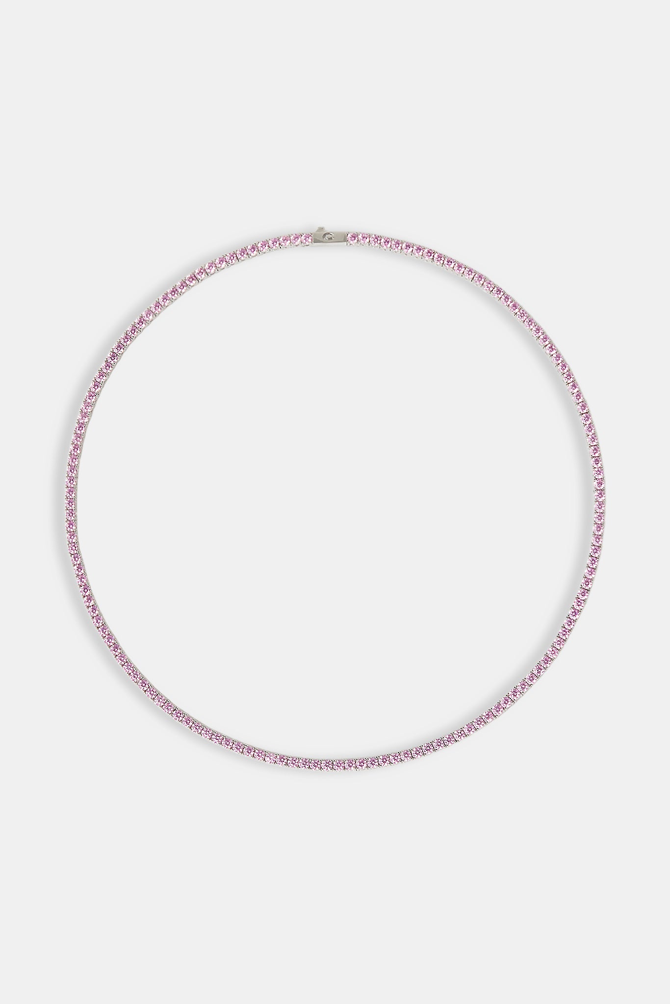 Pink Tennis Chain - 3mm