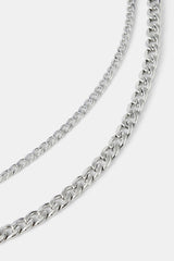 Polished Cuban Double Layer Jean Chain