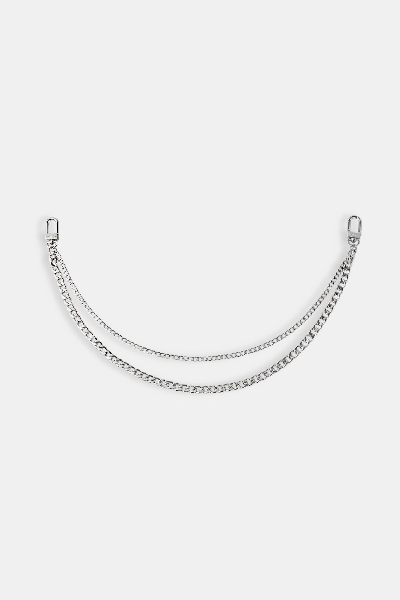 Polished Cuban Double Layer Jean Chain