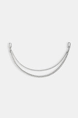 Polished Cuban Double Layer Jean Chain