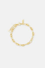 Polished Rounded Bracelet - 6mm - Gold