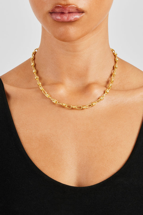 Polished  Rounded Chain - 6mm - Gold