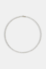 Polished Edge Square Tennis Chain - 3mm