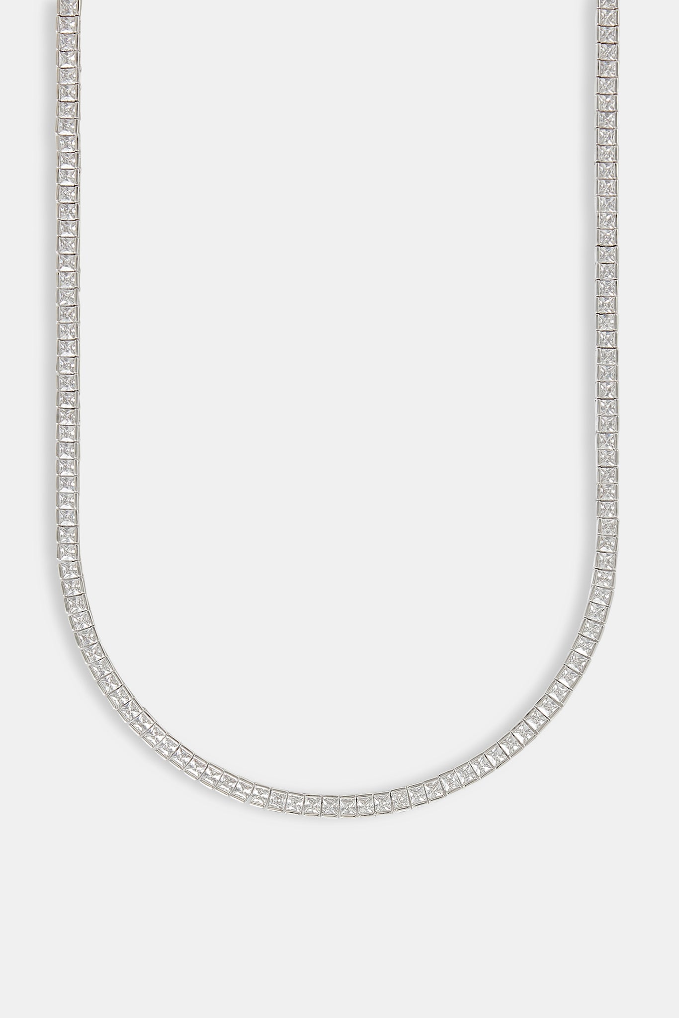 Polished Edge Square Tennis Chain - 3mm