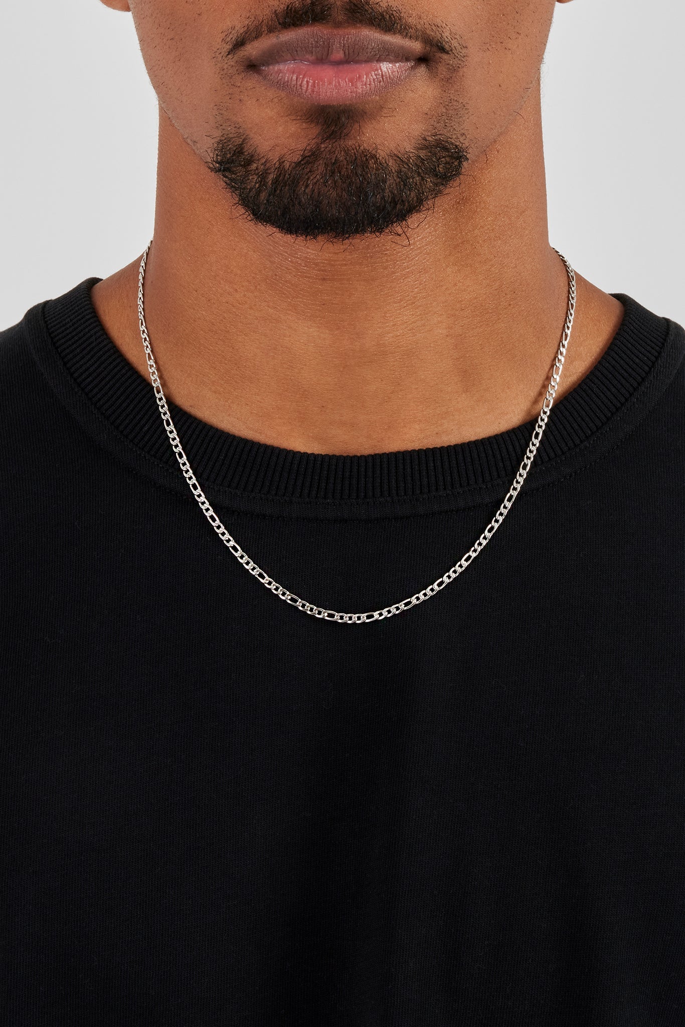 Polished Figaro Chain - 3mm