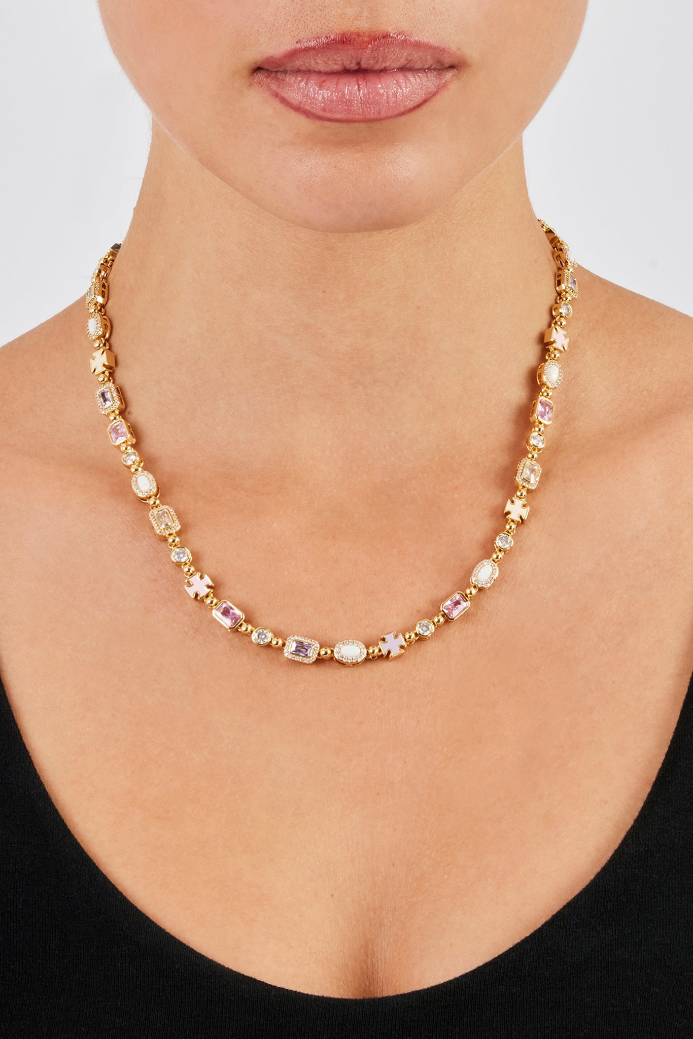 Pastel Multi Gemstone Chain - 6mm