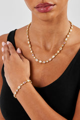 Pastel Multi Gemstone Chain & Bracelet - 6mm