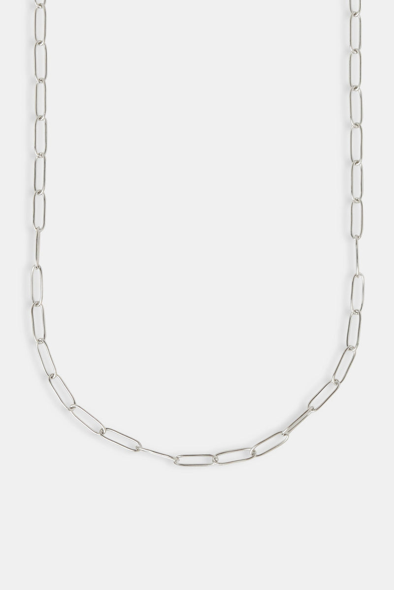 Rectangular Link Chain - 5mm | Mens Chains | Shop Multi Link Chains at ...