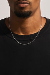 Micro Cuban Chain - 2mm - White