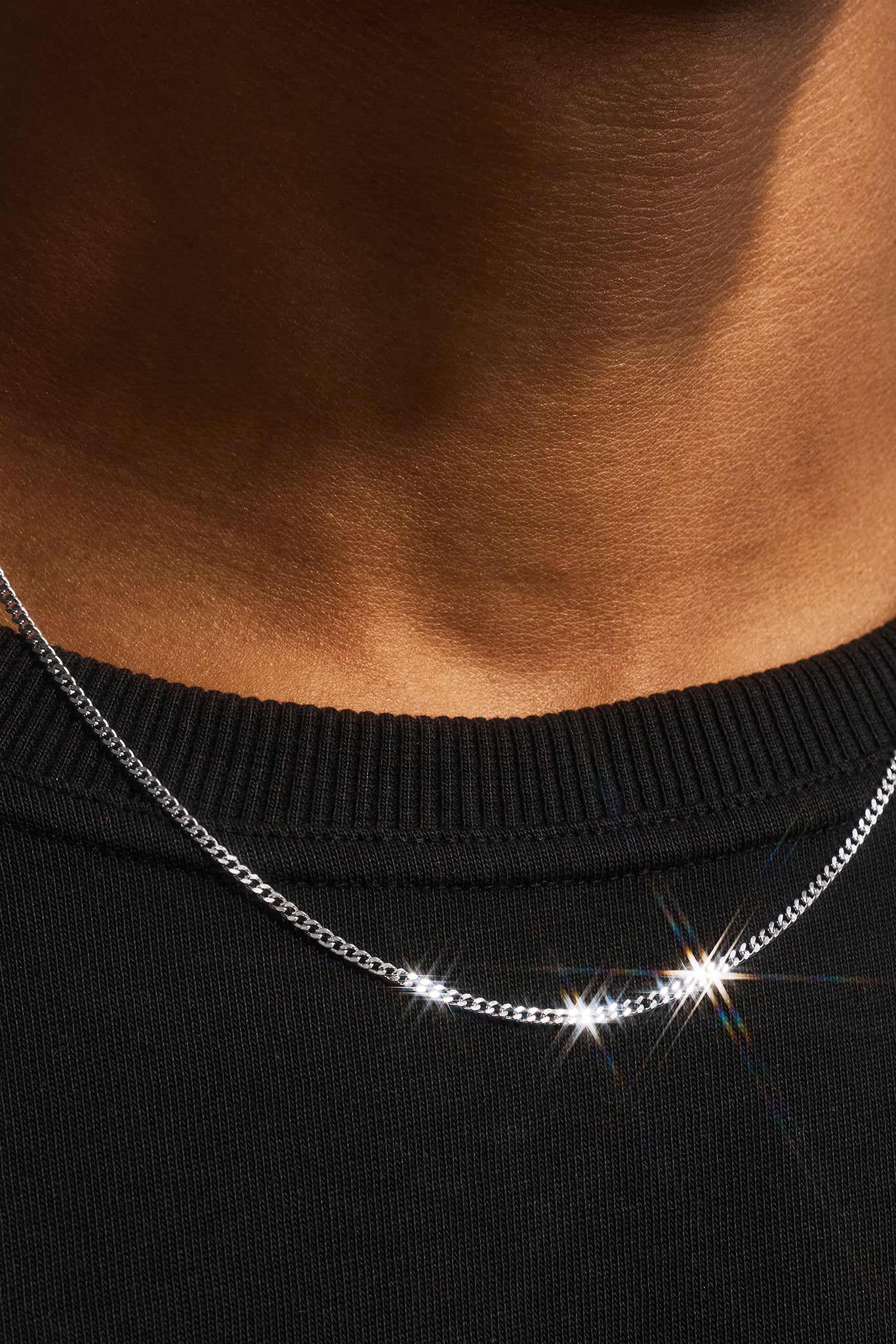 Micro Cuban Chain - 2mm - White
