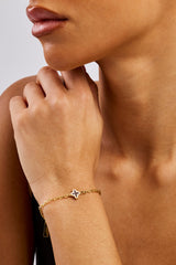 Burgundy Motif Bracelet - 8mm