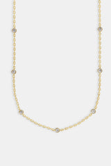Gemstone Rolo Chain - 5mm - Gold