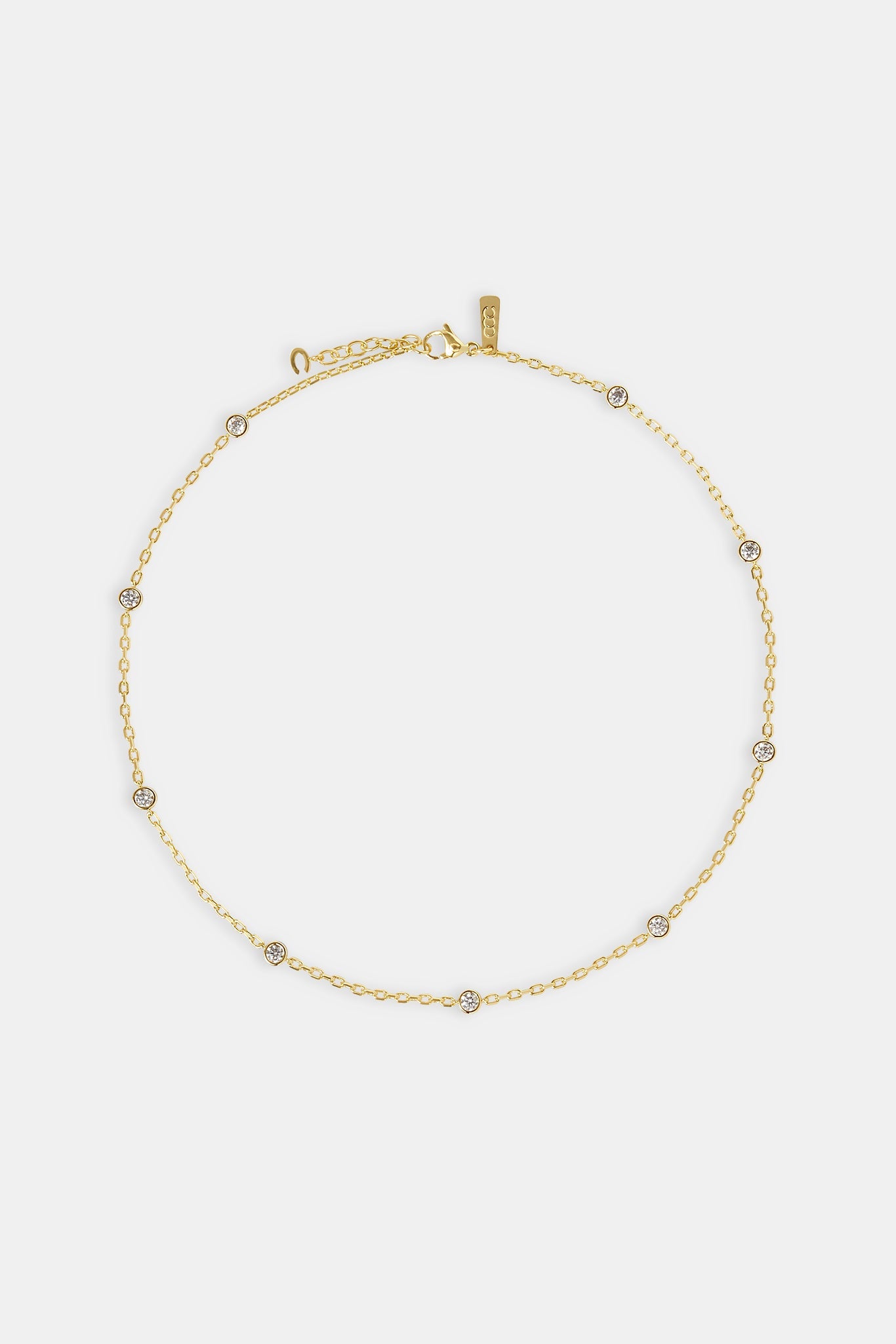 Gemstone Rolo Chain - 5mm - Gold