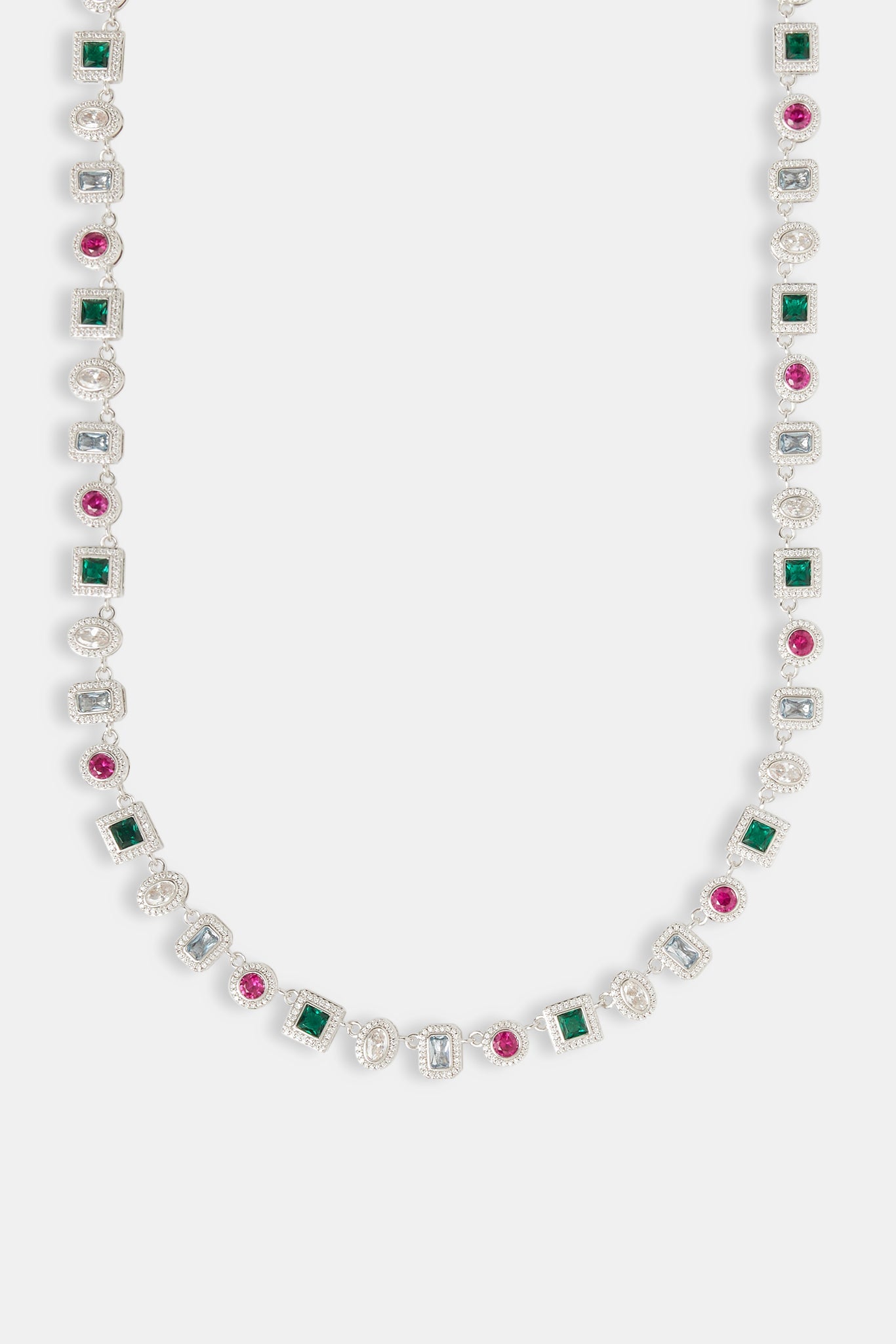 Multi Colour Mixed Shape Cluster Chain - 6mm