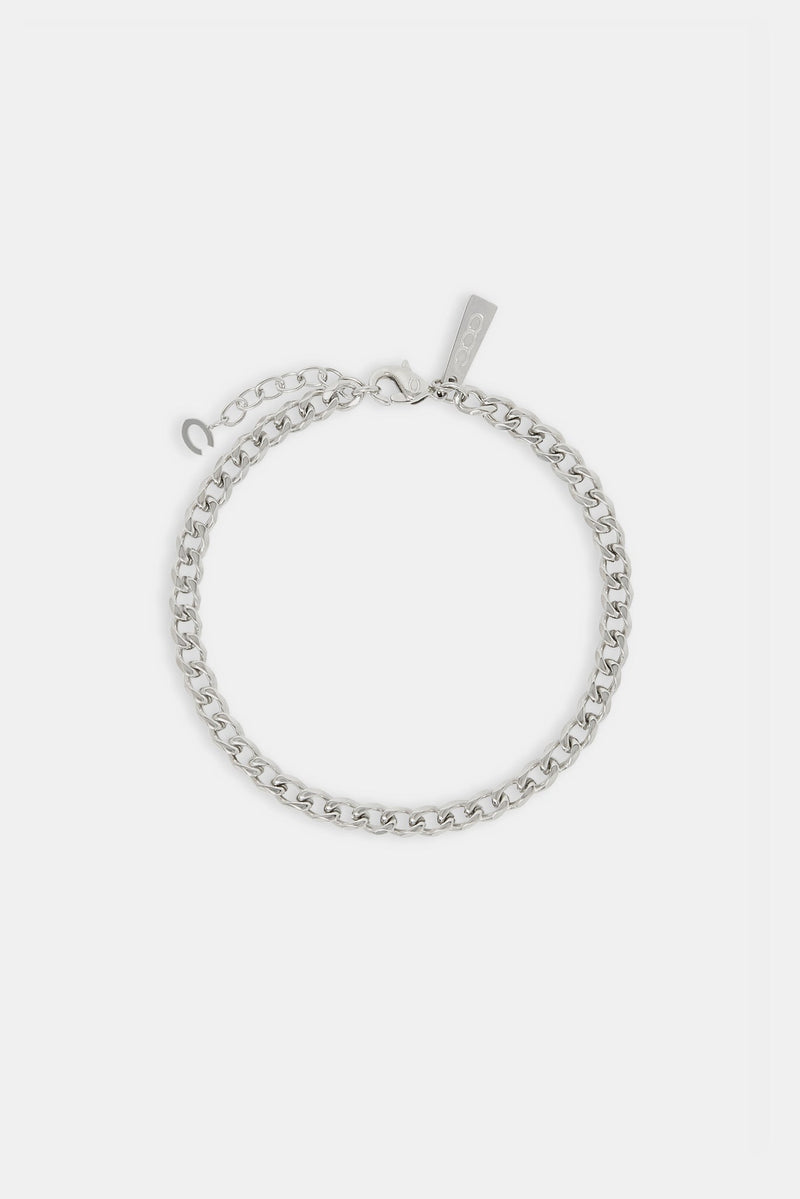 Polished Curb Bracelet - 5mm