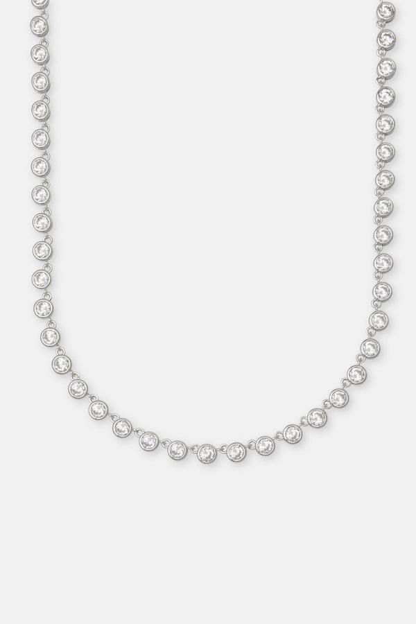 Iced Round Stone Chain - 6mm