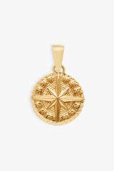 Compass Pendant - Gold