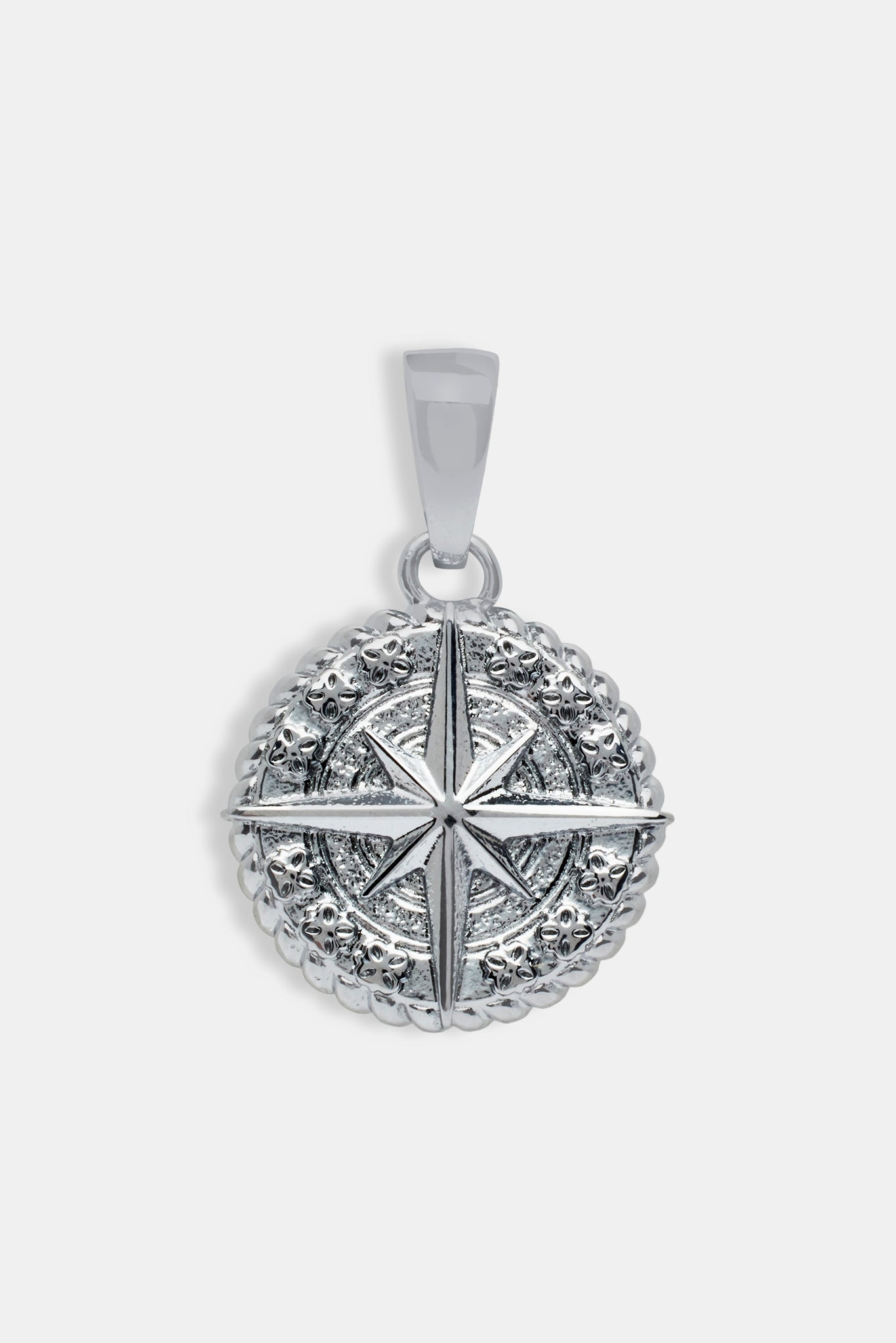 Compass Pendant - 20mm - White – Cernucci US