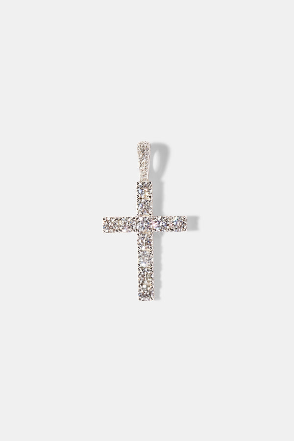 Moissanite Cross Pendant