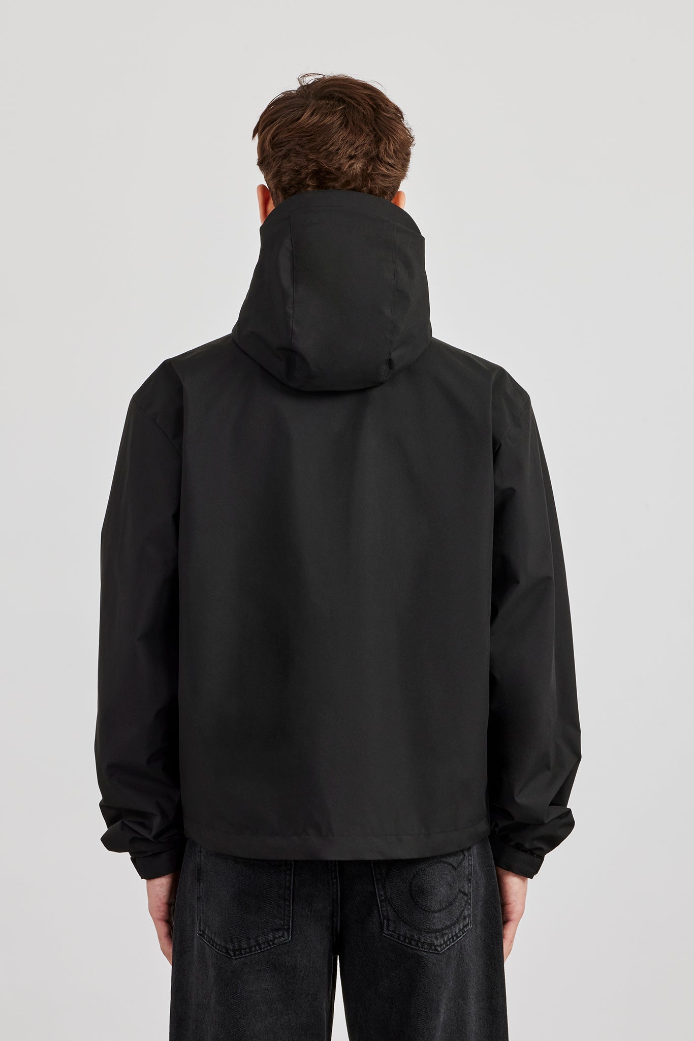 Nylon Track Jacket - Black