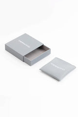 Square Centre Double Edge Stud Earrings - 10mm