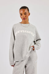 Knit Logo Sweat - Grey